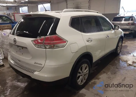 2016 Nissan Rogue Sv z USA, uszkodzony, nr VIN KNMAT2MV4GP643837